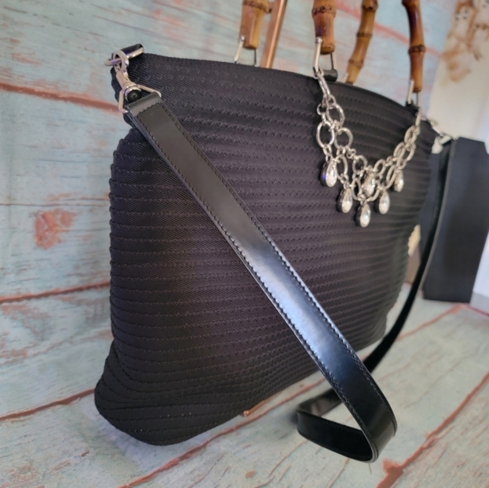 SALE🎉 Authentic Gucci Bamboo Tote Shoulder Bag with Strap - Picture 8 of 15